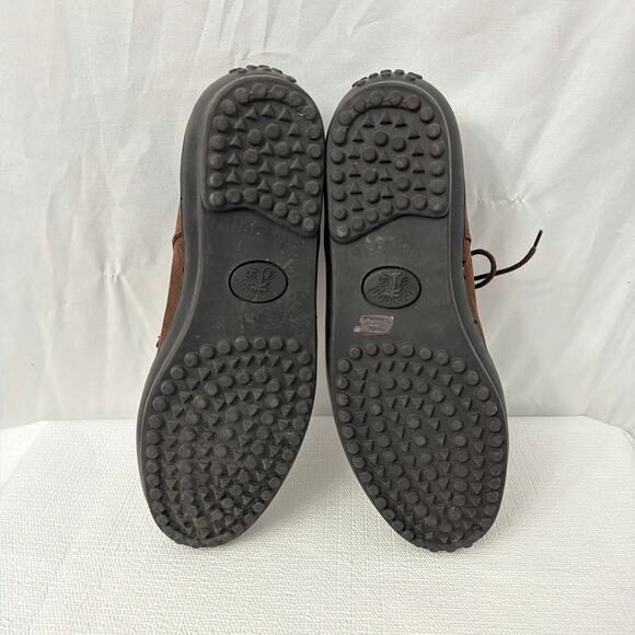 Tommy Bahama Shoes Mens Sz 11 Oxford Brown Leather Driving Made in Spain Lace Up - Picture 9 of 9